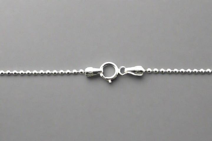 1.2mm Sterling Silver Ball Chain Necklace for Women & Men - Durable 925 Silver Jewelry for Everyday Wear, Layering & Gift Giving