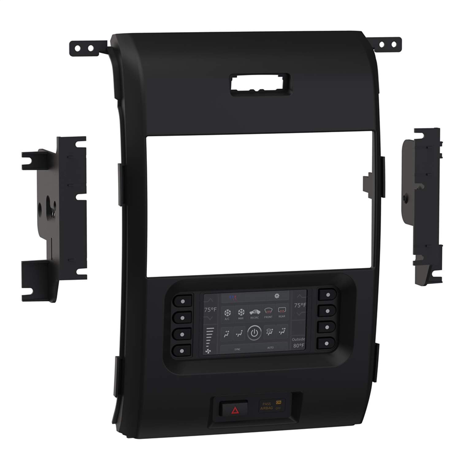Metra Electronics 8-inch Radio Dash Kit for Ford F-150 2013-2014 | Compatible with Pioneer Car Stereos (Model 108FD2B) | Perfect for Truck Audio Upgrades & Custom Installations