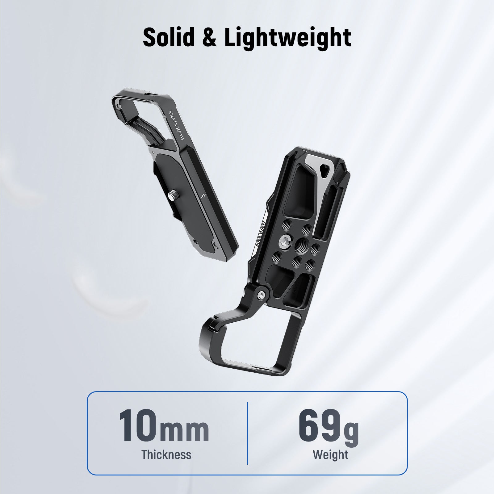 NEEWER CA131 Arca Type Camera Baseplate Compatible with Sony a7C II & a7CR - Quick Release Plate for Tripod, Gimbal, and Monopod | Perfect for Travel, Vlogging, and Professional Photography