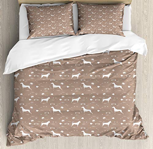 Warm Taupe and White