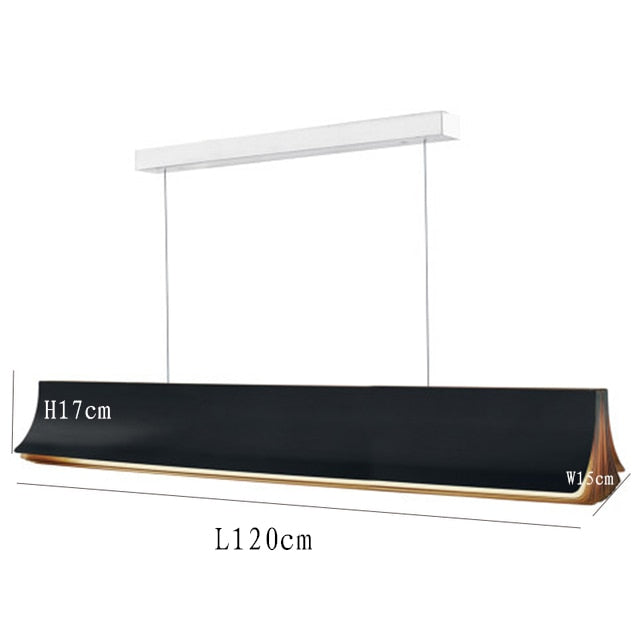 Modern LED Chandelier Island Light - Dimmable Book Style Pendant Lighting for Kitchen, Dining Room & Living Room Decor