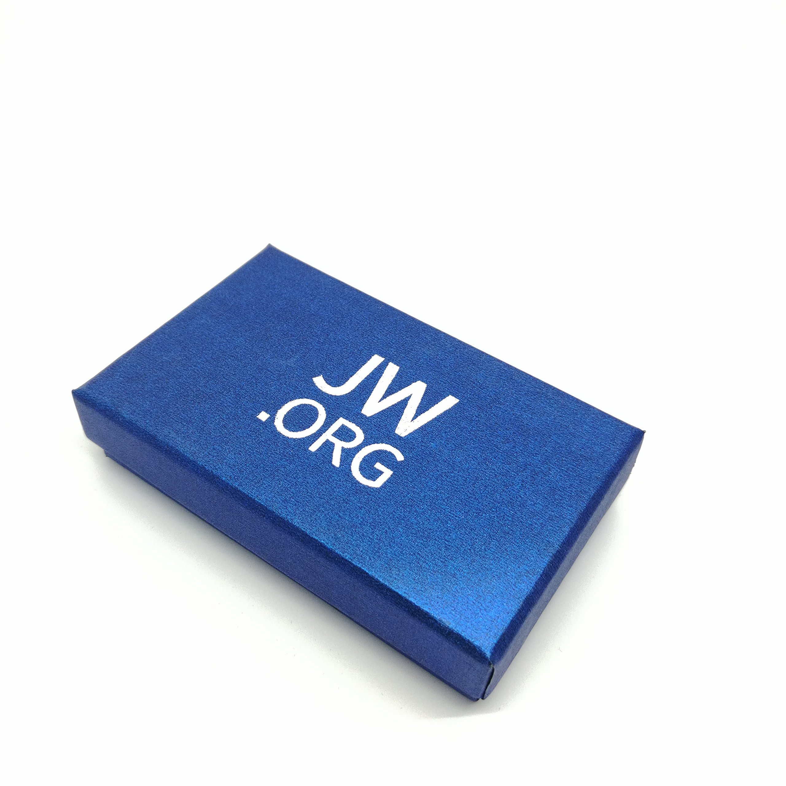 JW.org Metal Necktie Clip and Lapel Pin Gift Set - Gold Tone with Elegant Gift Box - Perfect for Church Events, Weddings & Formal Occasions