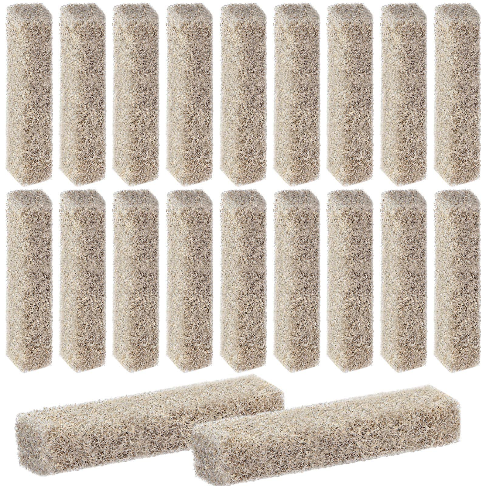 Moukeren 20-Pack Ammonia Reducer Filter Pads for Aqueon Aquarium Filters – Fish Tank Filter Sponge Pads Compatible with QuietFlow LED PRO 20 & 75 – Improves Water Quality & Reduces Ammonia for Healthy Fish – Perfect for Freshwater & Saltwater Tanks