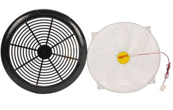 Rexflo 360x360x30mm Ultra Quiet PC Cooling Fan with Optional Blue LED - Perfect for Gaming Rigs, Computer Cases, and Server Cooling Systems