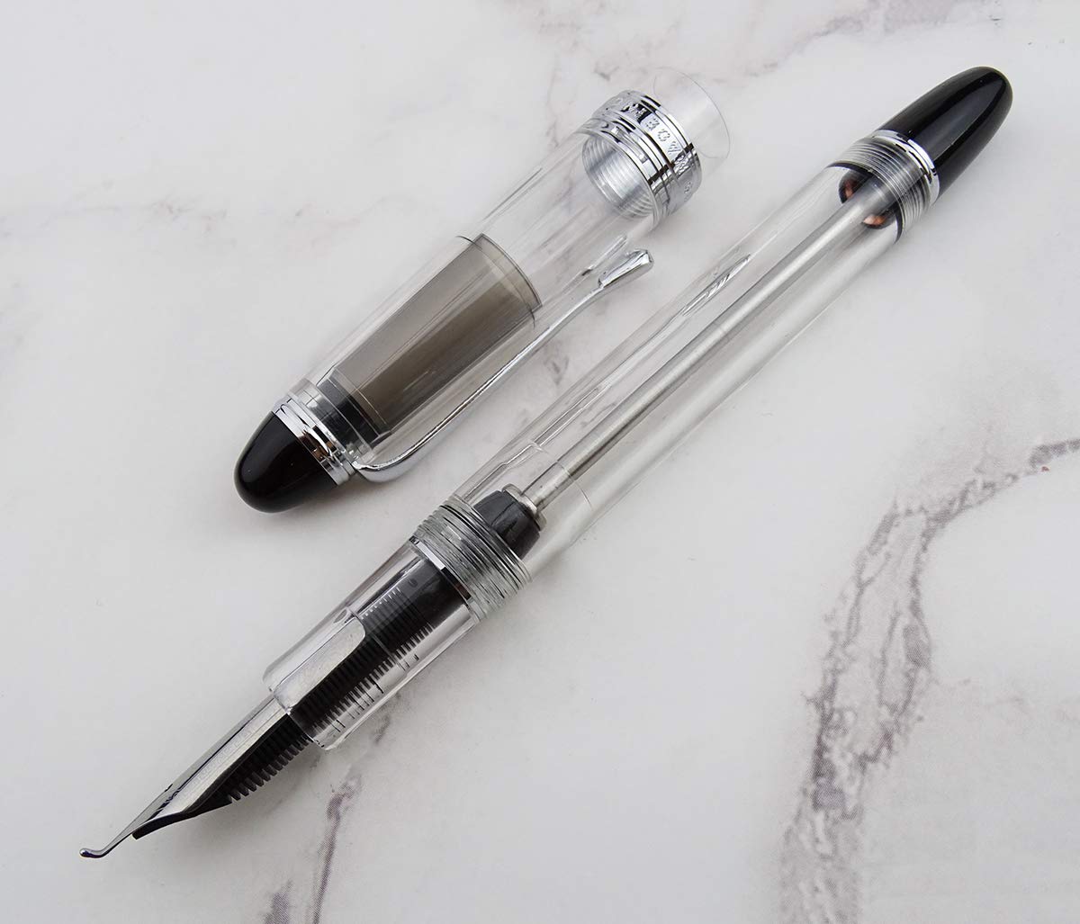 Lanxivi Yongsheng 699 Fude Fountain Pen - Bent Nib, Vacuum Filling for Calligraphy & Sketching