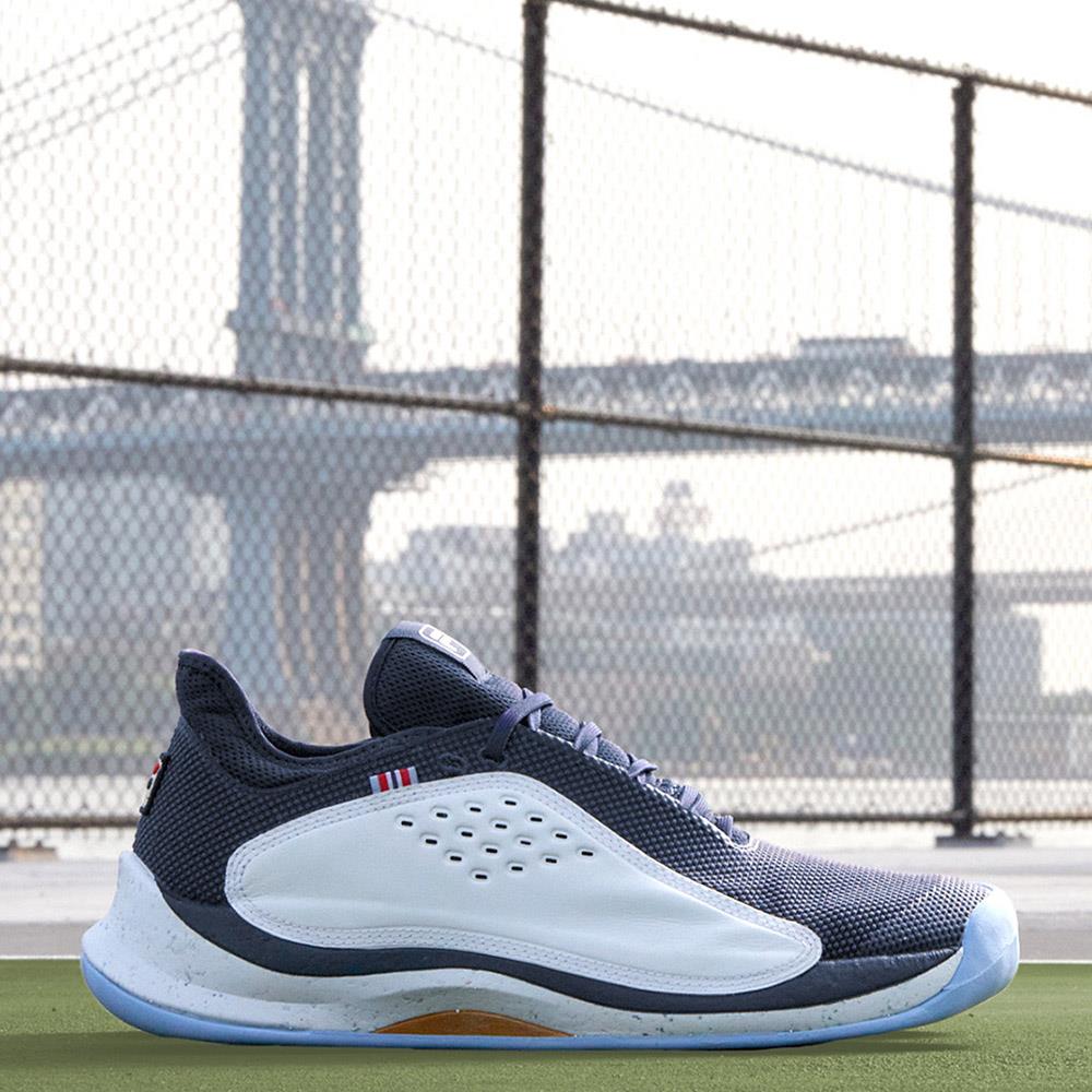 FILA Men's Mondo Forza Tennis Shoes - White/Navy Blue Athletic Sneakers for Casual Wear & Court Sports