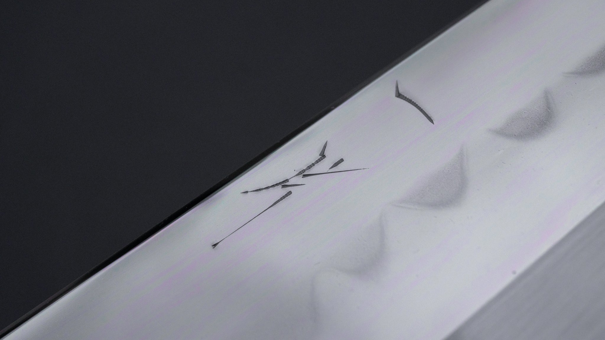 Hitohira Togashi Kambei White #1 Mizu Honyaki Gyuto 240mm Japanese Chef Knife - Premium Ziricote Wood Handle with Saya Scabbard (#001) - Perfect for Professional Chefs & Home Cooking Enthusiasts