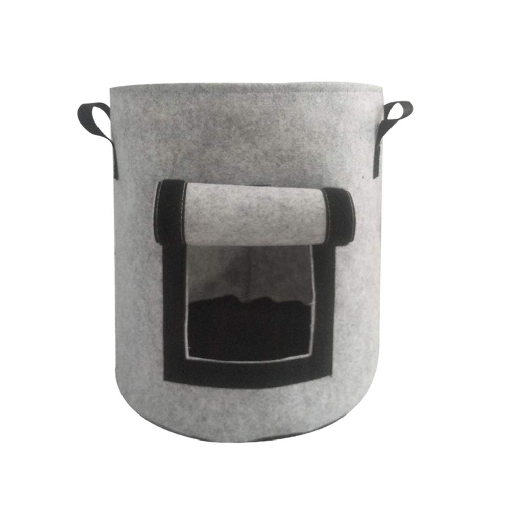 YARNOW Potato Grow Bags - Breathable Nonwoven Fabric Planting Pouch with Handles, Felt Pots for Potato, Tomato & Vegetable Container Gardening (Size M) - Ideal for Patio, Balcony & Small Space Gardening