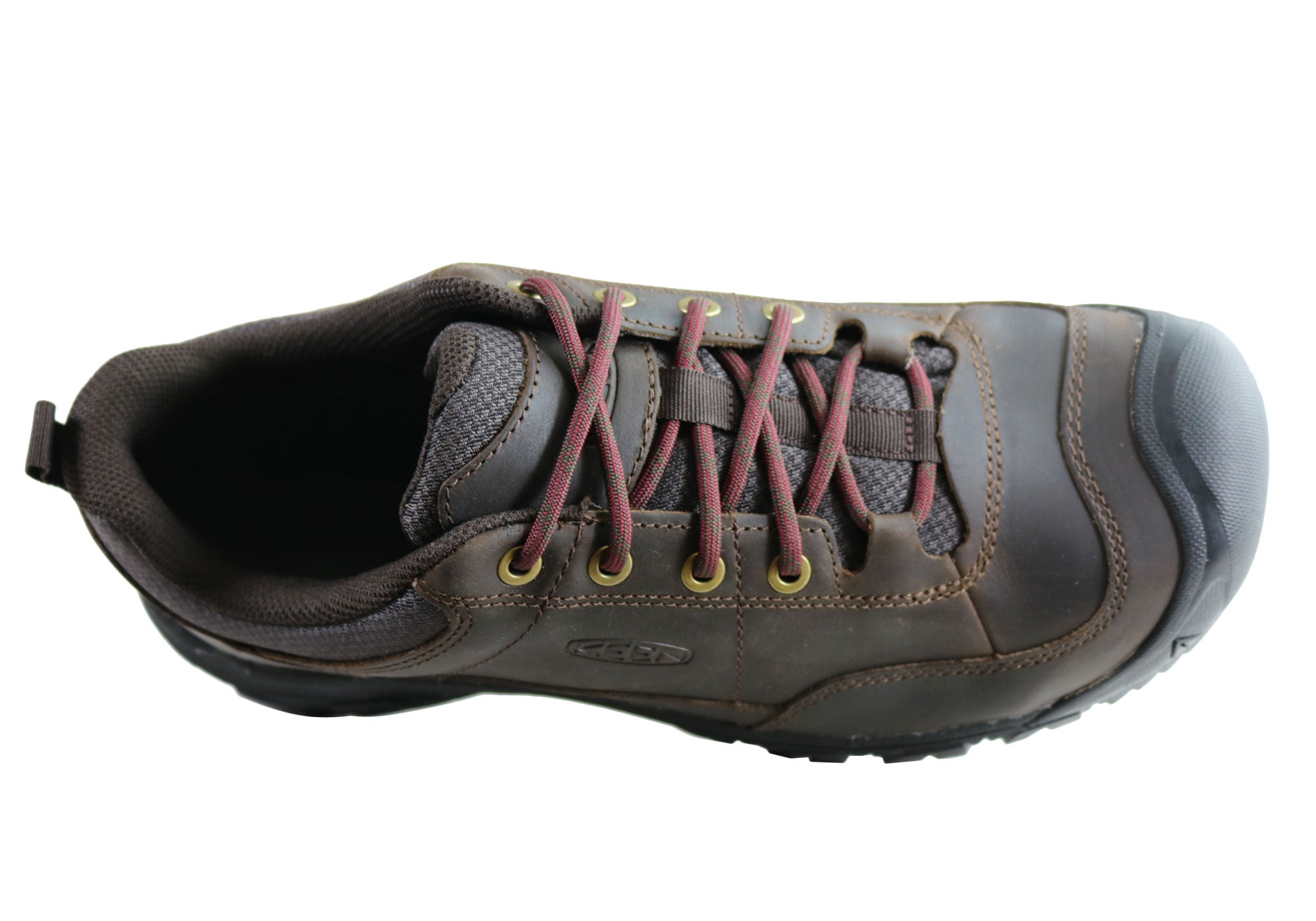 Keen Men's Targhee III Oxford Leather Hiking Shoes - Comfortable Lace-Up Walking Shoes for Outdoor Adventures & Casual Wear