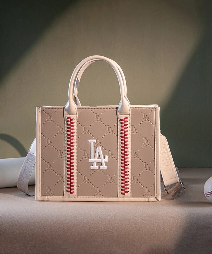 MLB Los Angeles Dodgers Tote Bag - Official Licensed Baseball Team Shopper for Women & Men - Perfect for Games, Beach, Grocery Shopping & Daily Use