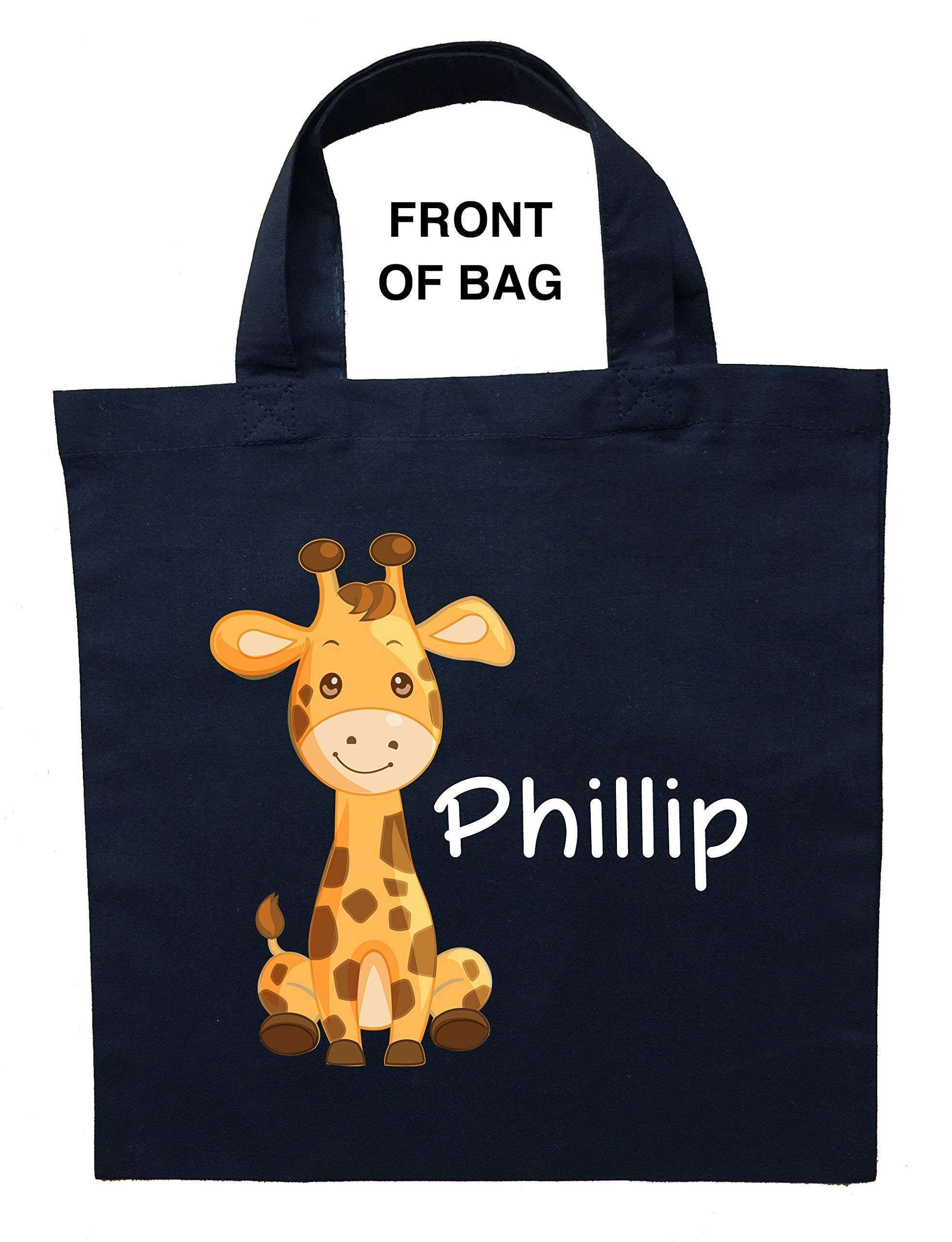 Giraffe Halloween Trick or Treat Bag - Personalized Custom Candy Loot Bag for Kids | Perfect for Halloween Parties, School Events & Costume Accessories