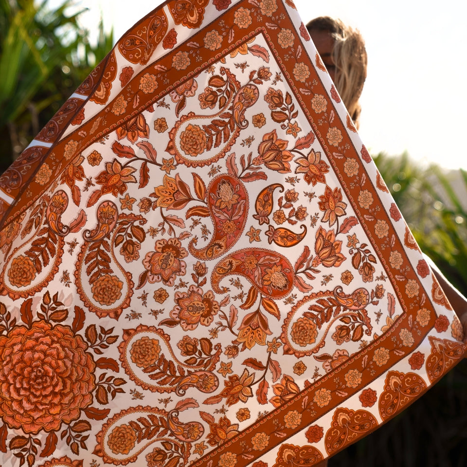 Marigold Sand-Free Beach Towel - Quick Dry, Super Absorbent, Lightweight - Perfect for Beach, Pool, Picnic & Travel