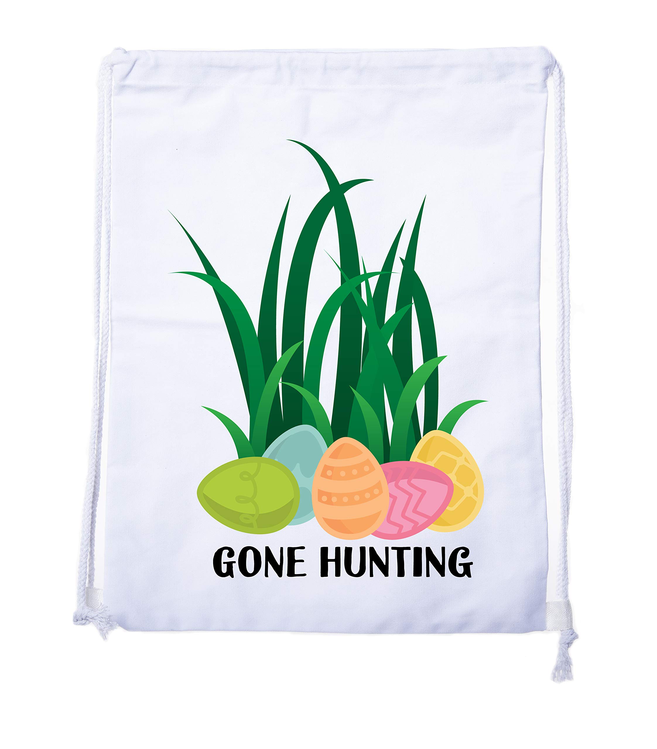Easter Basket Backpack - Bulk Cotton Drawstring Cinch Bags for Easter Bunny Gifts & Party Favors - Perfect for Easter Egg Hunts, School Events & Holiday Celebrations
