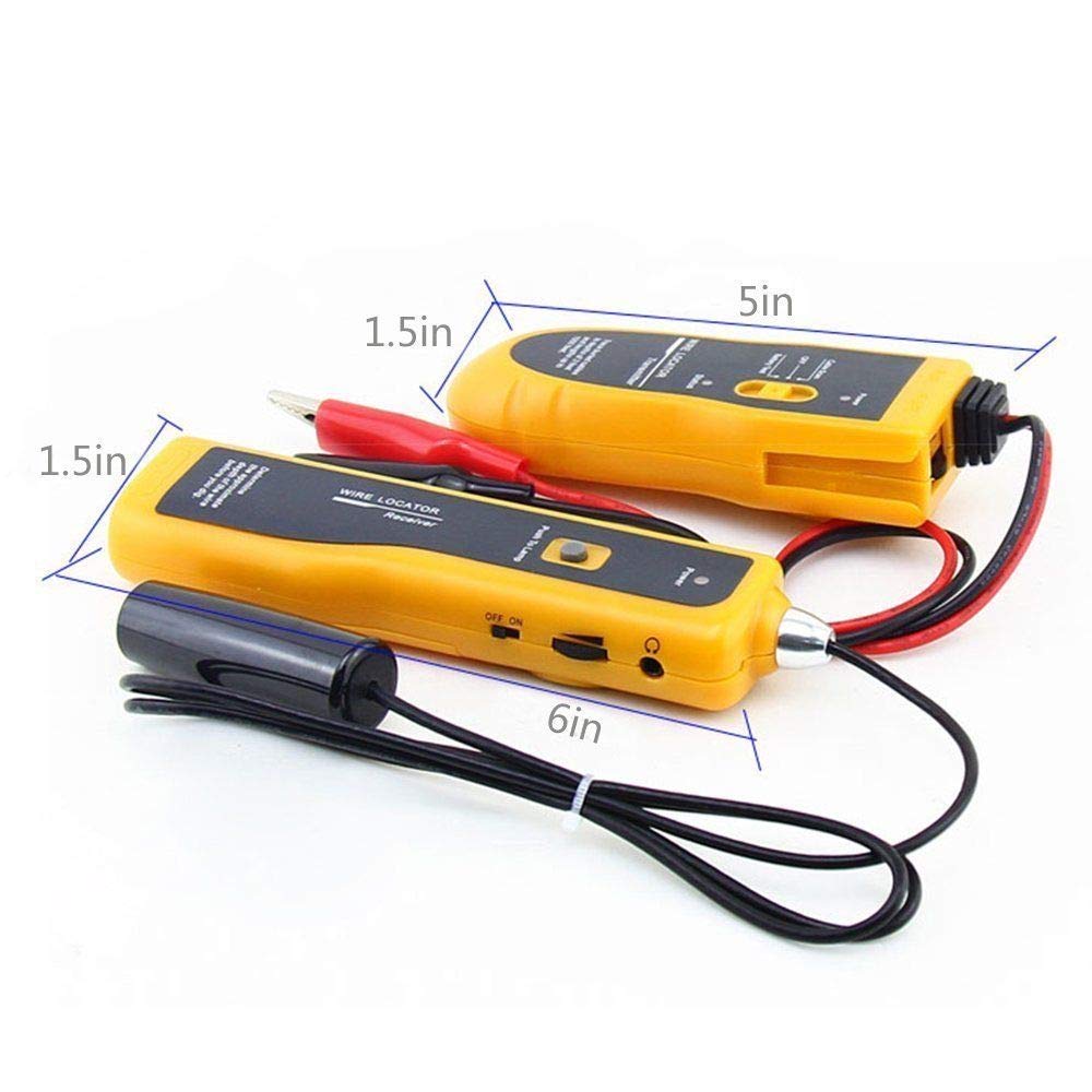 Noyafa NF816 Underground Wire Locator - Professional Cable Finder & Tracer for LAN, Earphone, and Electrical Wires | Ideal for Home Renovation, DIY Projects & Utility Maintenance