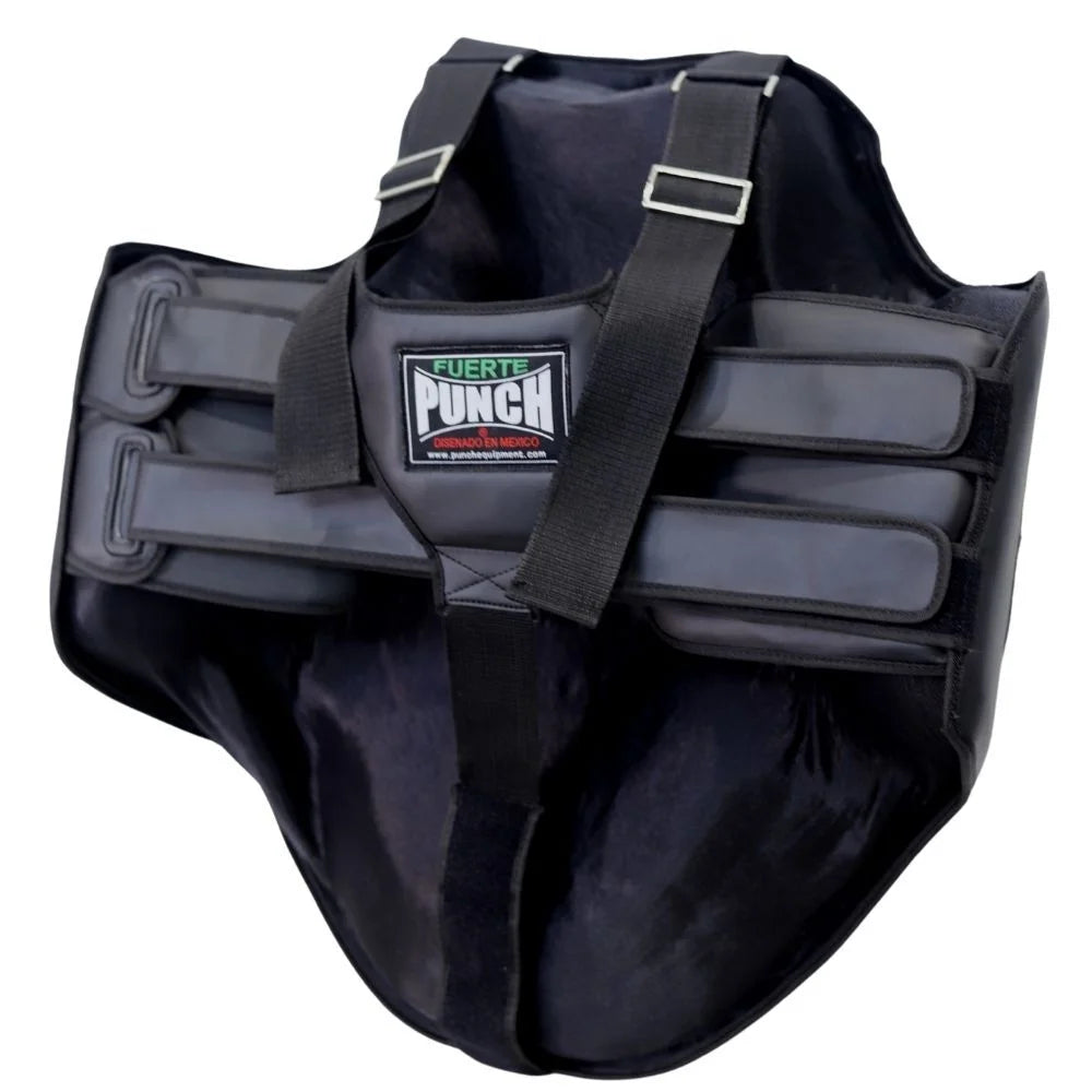 Mexican™ Matt Black Boxing Chest Guard - High-Quality Protective Gear for Boxing, MMA & Training - Perfect for Fighters & Athletes