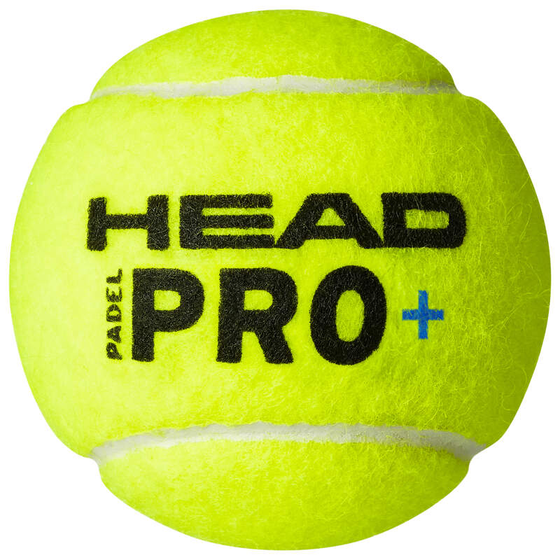 Premium Head Padel Pro+ Tennis Balls (3-Pack) - Durable & High-Performance for Competitive Play & Training Sessions