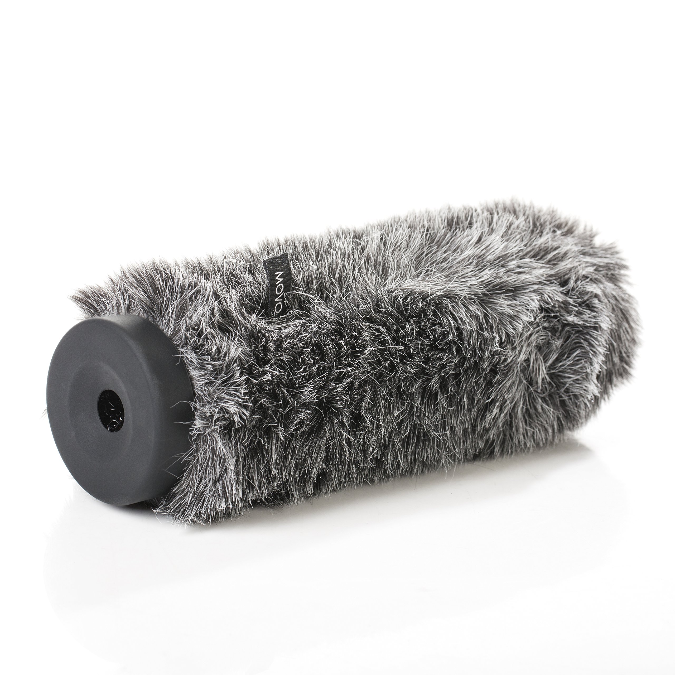 Movo WS-G300 Furry Rigid Windscreen for Microphones 18-23mm Diameter, 12.6