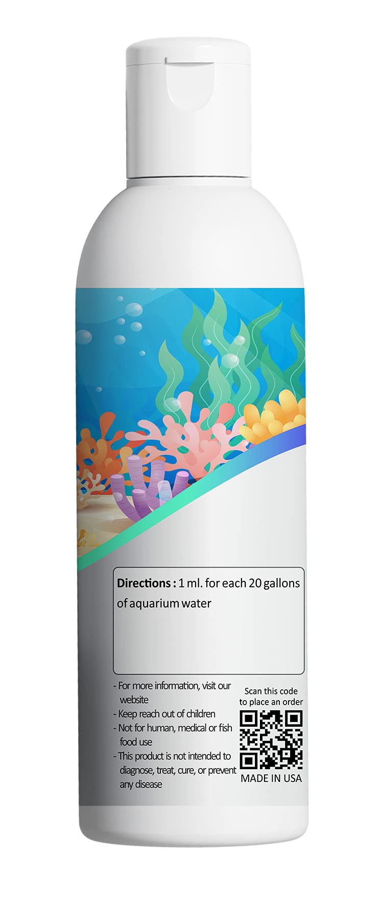 91371 Aquaetic Water Conditioner 8-Ounce Bottle - Removes Chlorine & Heavy Metals for Fish Tanks, Ponds & Aquariums | Safe for Freshwater & Saltwater Fish