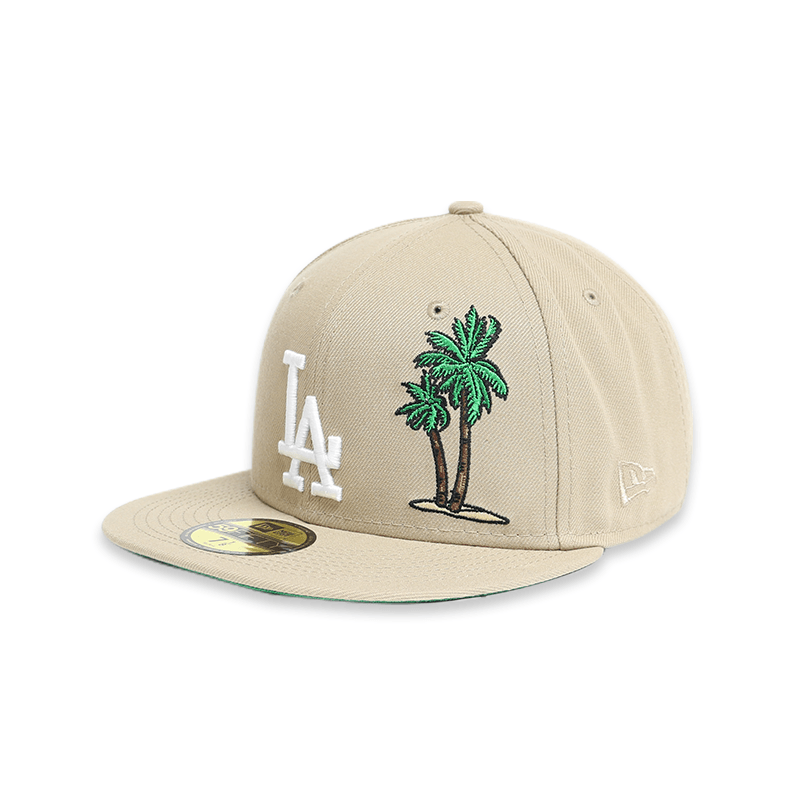 Los Angeles Dodgers 50th Anniversary Brown 59FIFTY Fitted Baseball Cap for Men - Perfect for Game Day, Sports Events & Fan Collections