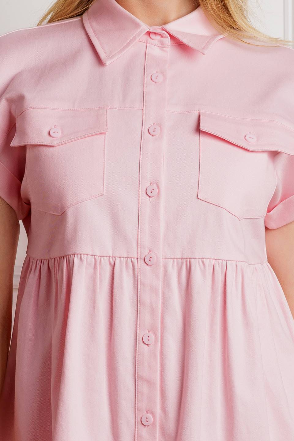 COMMON GROUND Front Pocket Mini Dress - Women's Casual Summer Dress with Pockets for Date Night & Beach Outings