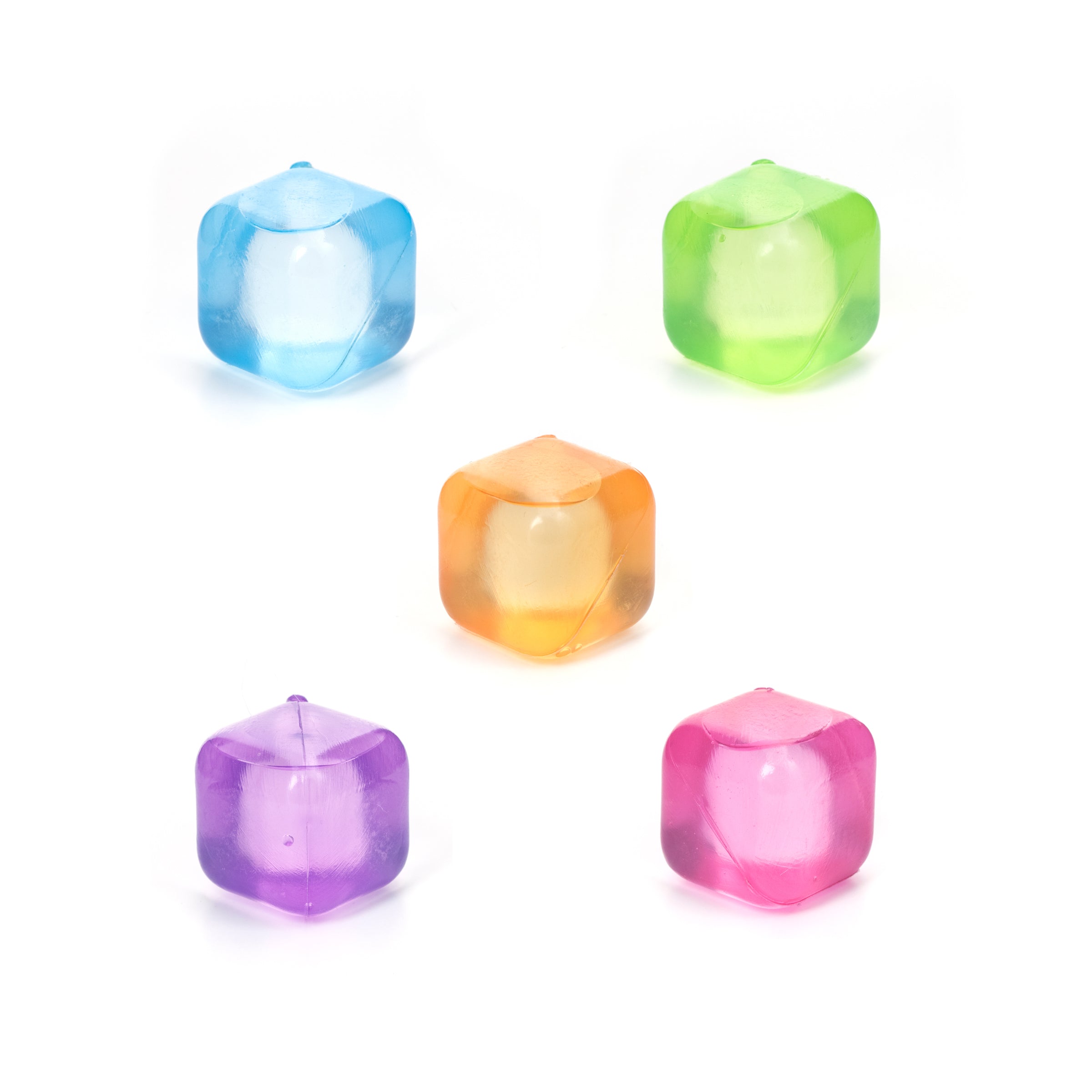 Reusable Ice Cubes for Drinks - Whiskey, Cocktails, Wine & Beverages - BPA-Free Plastic Ice Cubes for Cooling Without Diluting - Perfect for Home, Bar, Party & Office Use