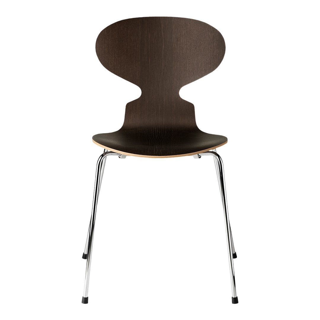 Ant Chair 3101 - Clear Lacquered Stackable Modern Design Chair for Home, Office & Cafe | Durable & Space-Saving Seating Solution