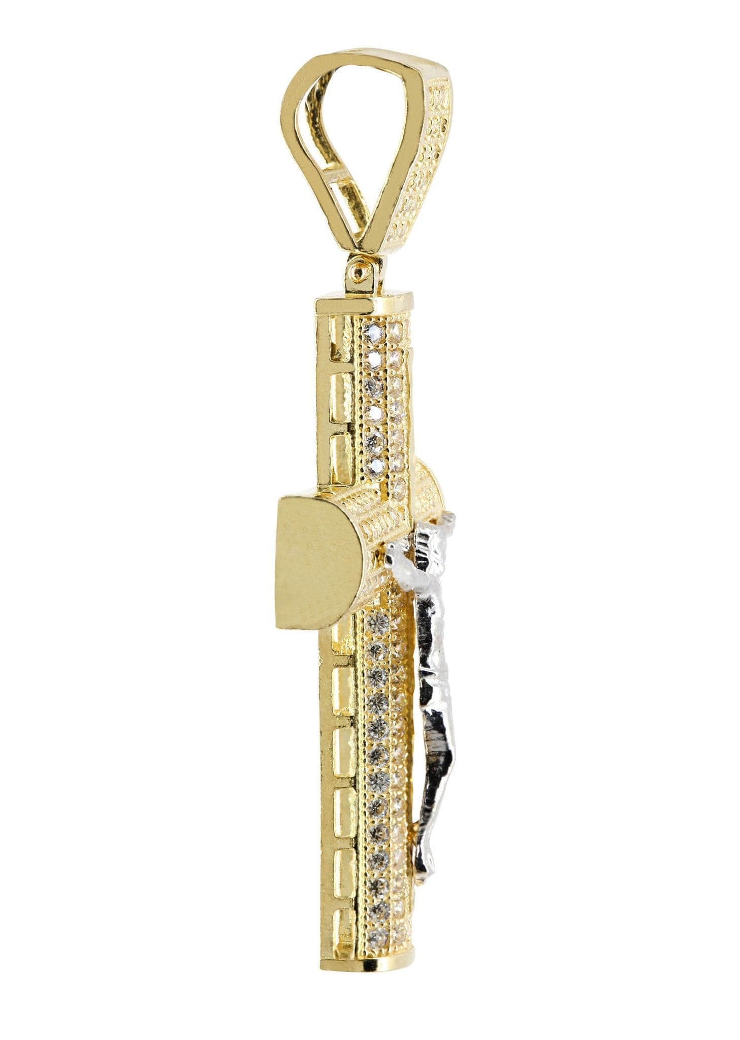 10K Gold Cross Pendant Necklace for Women & Men - 5.7 Grams Elegant Religious Jewelry Gift for Baptism, First Communion & Everyday Wear
