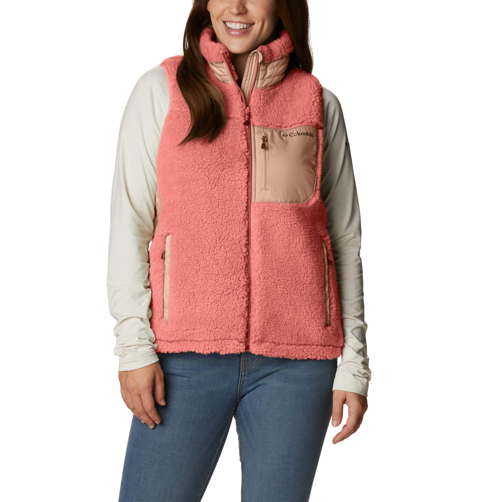 Columbia Women's Archer Ridge II Vest - Lightweight Packable Down Puffer Vest for Outdoor Hiking & Casual Wear