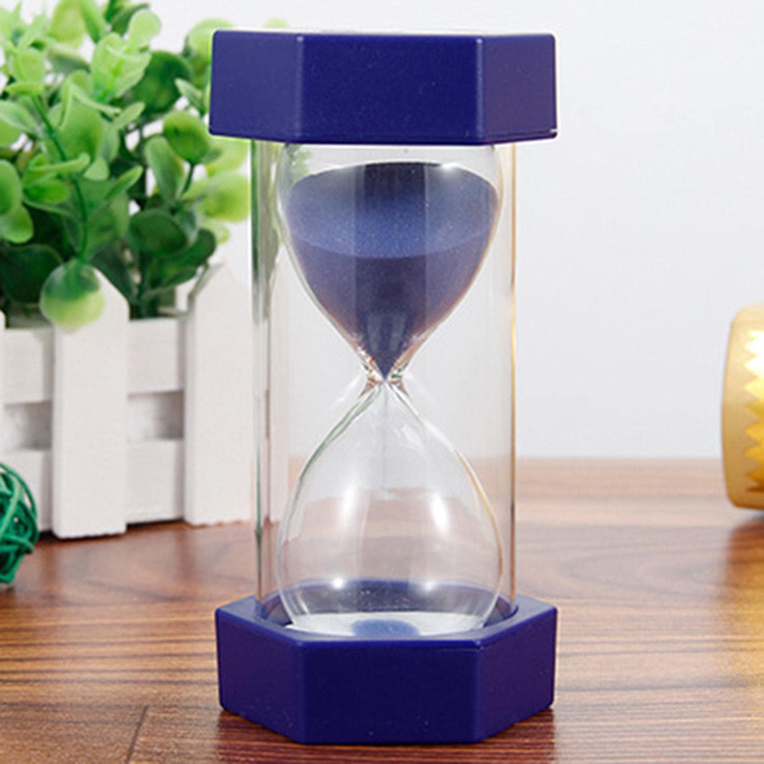 5 Minute Sand Timer Hourglass - Kitchen Timer, Kids Game, Classroom Tool, Meditation Aid, Gift for Students & Teachers (AA Battery)