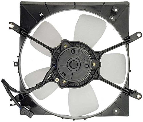 APDTY 731425 Left Side Radiator Cooling Fan Assembly - Replacement for Car & Truck Cooling System - Perfect for Overheating Prevention & Engine Temperature Control