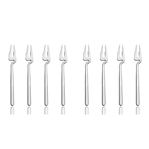 Silver fruit fork-8pcs