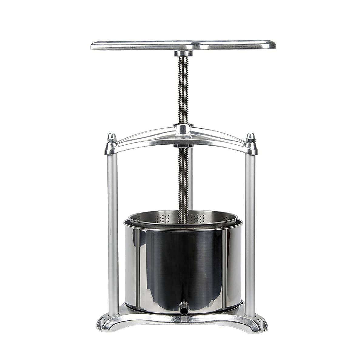 Premium Manual Fruit Wine Press & Crusher - 100% Natural Apple, Grape & Berry Juice Maker for Home Winemaking & Kitchen Use - Perfect for DIY Cider, Wine & Fresh Juice Extraction