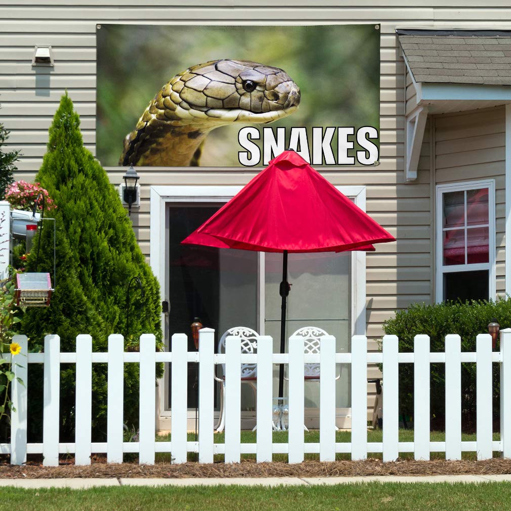 Premium Vinyl Banner - 60x144 Inches with 10 Grommets | Heavy-Duty, Weatherproof Outdoor Sign for Advertising, Yard Signs & Industrial Use | Perfect for Business Promotion, Events & Outdoor Decor