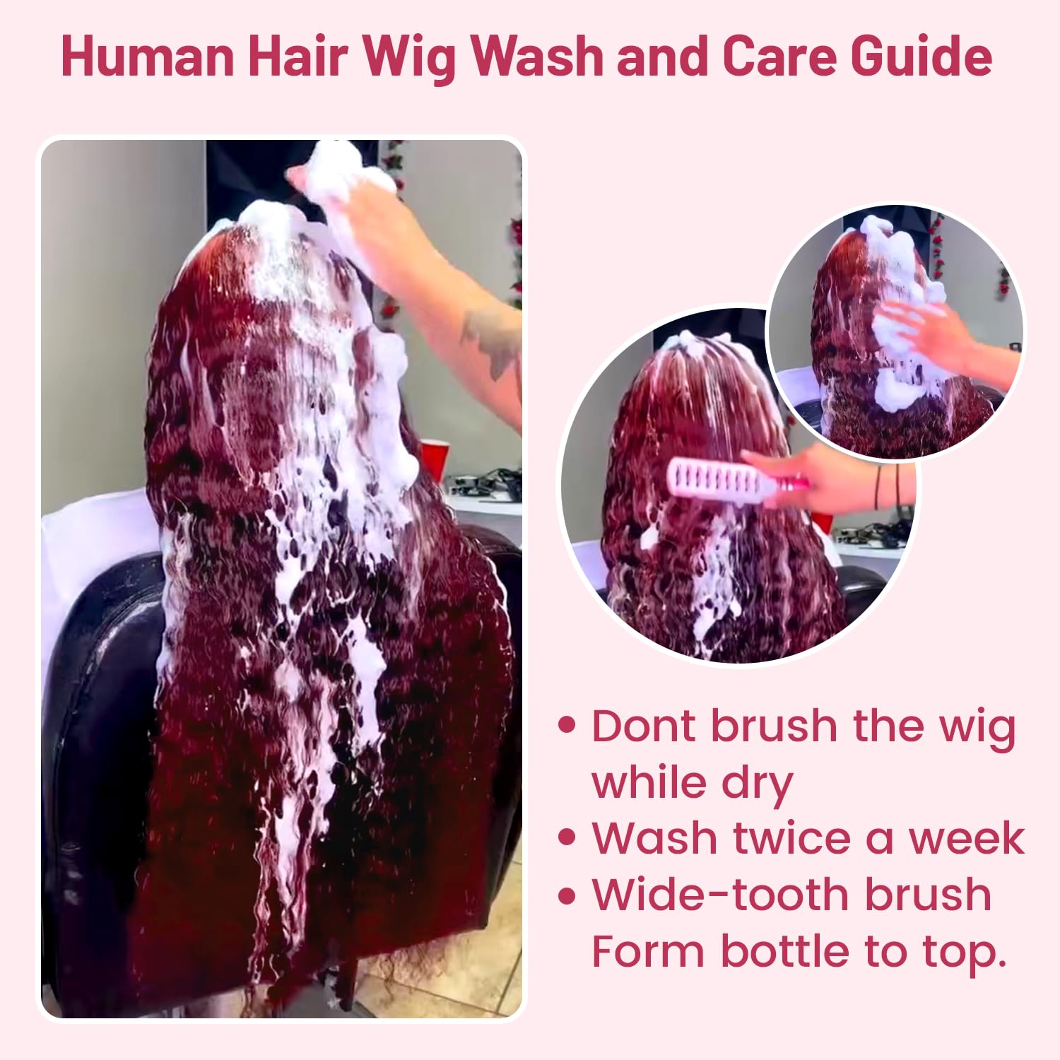 99J Burgundy Lace Front Wigs Human Hair 13x4 Deep Wave - 180% Density HD Transparent Lace - Pre Plucked with Baby Hair - 24 Inch Wet & Wavy Red Curly Wig for Women | Perfect for Cosplay, Parties, Weddings & Daily Styling