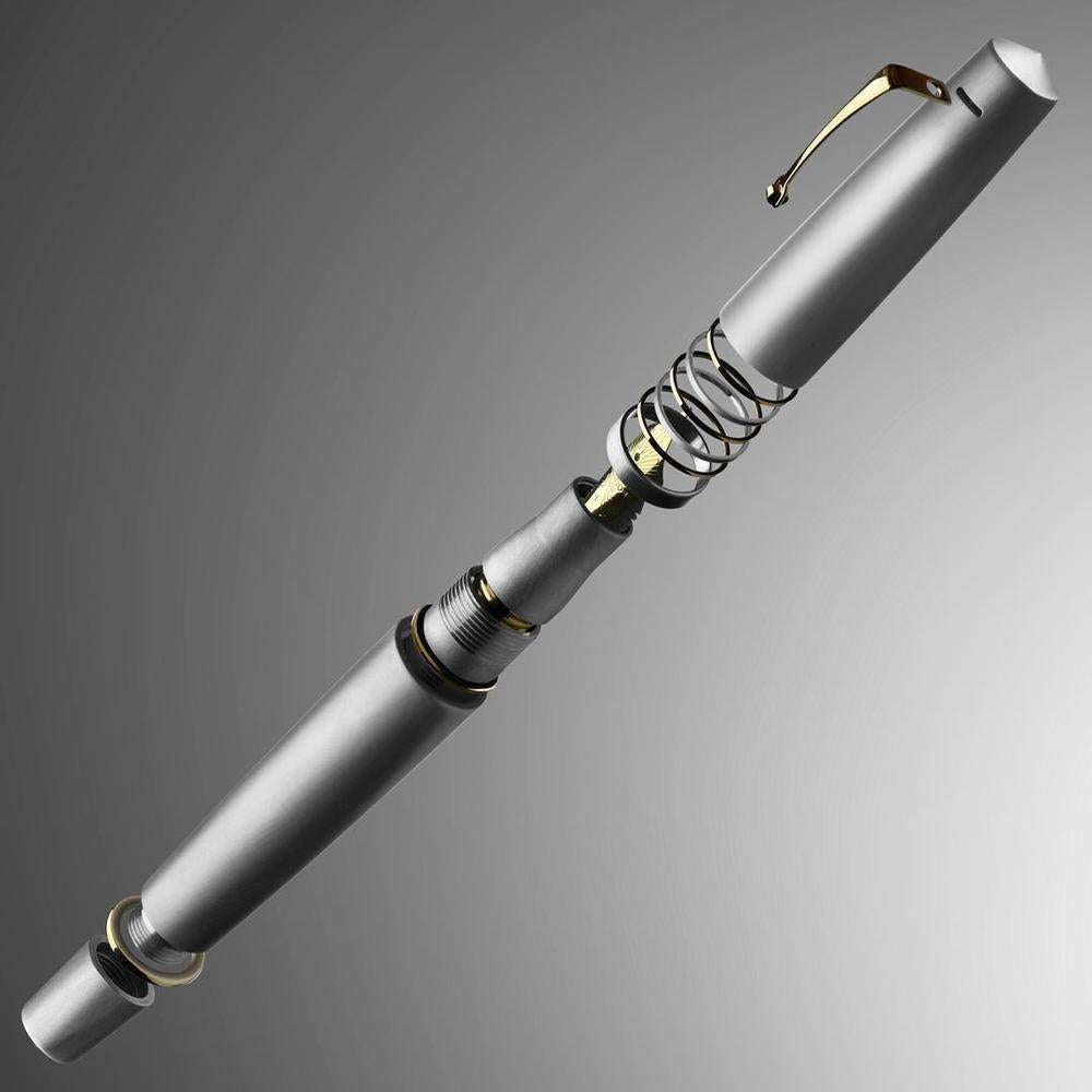 Leonardo Fountain Pen Momento Zero Limited Edition 2025 - Premium Stainless Steel & Alumina Nib - Perfect for Calligraphy, Writing & Collecting - Elegant Gift for Pen Enthusiasts