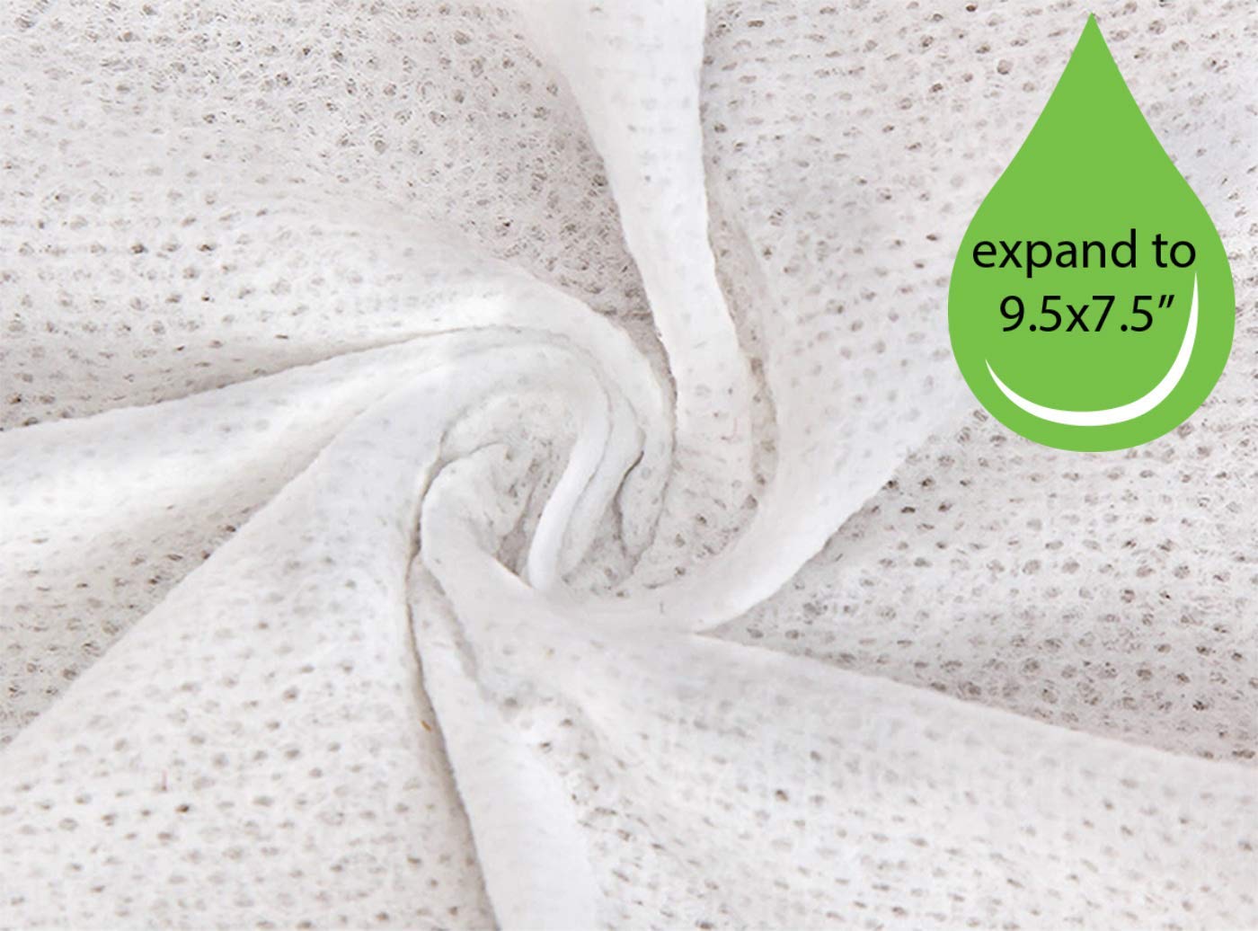 100% Cotton Compressed Towel Wipes - Biodegradable, Soft & Gentle for Travel, Camping, Gym & Emergency Use