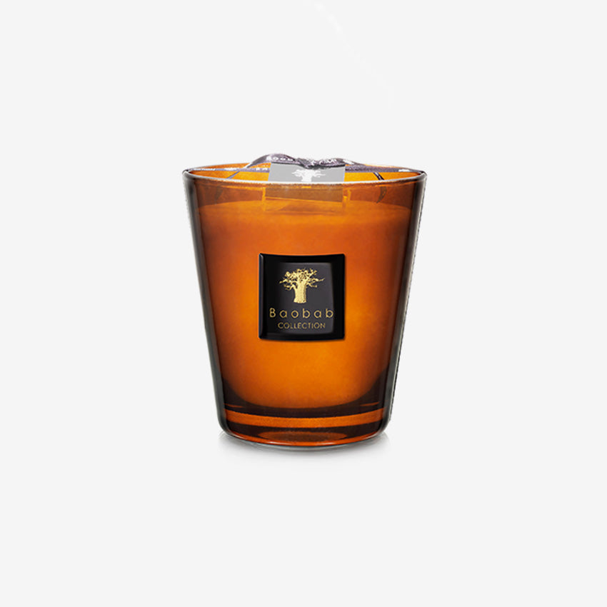 Baobab Collection Les Prestigieuses Cuir de Russie Scented Candle - Luxury Leather Scented Soy Wax Candle for Home Decor, Romantic Gifts & Relaxation