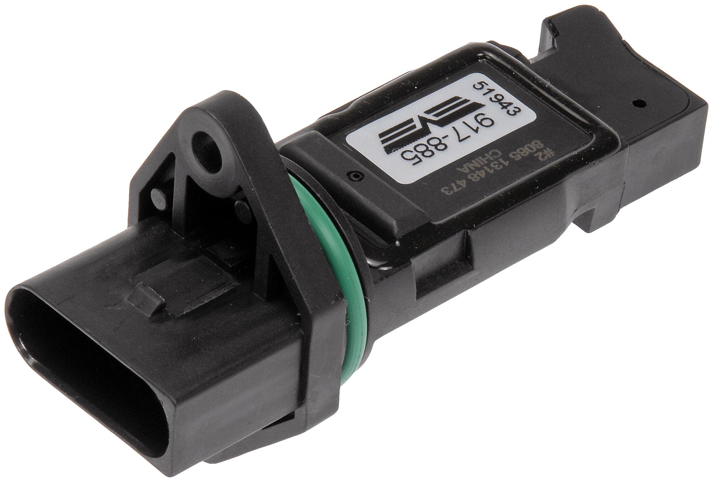 Dorman 917-885 Mass Air Flow Sensor Replacement for Ford, Chevy, Dodge - High Performance Air Intake Sensor - Improves Engine Efficiency & Fuel Economy (For Trucks, SUVs, Sedans)