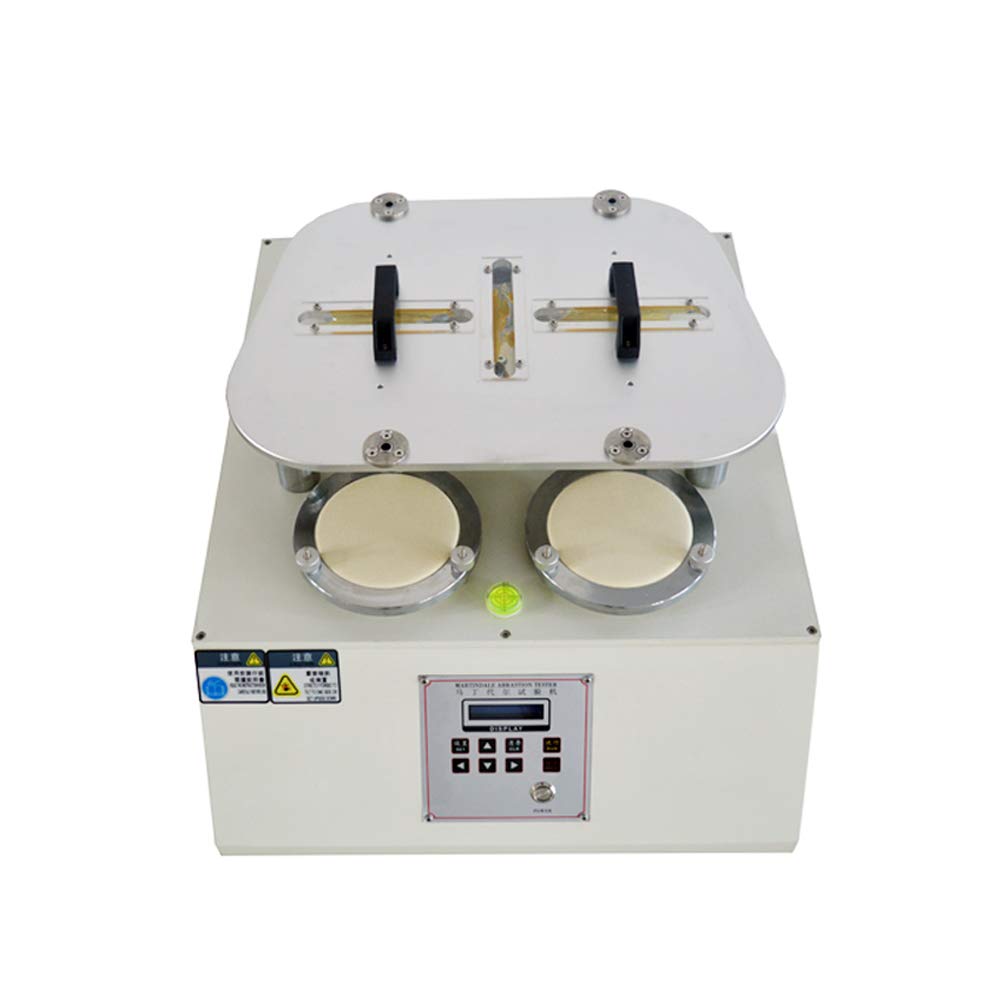 TECHTONGDA Martindale Abrasion Tester - 4-Station Fabric Pilling & Fluff Testing Machine for Textile Quality Control | Ideal for Clothing, Upholstery & Material Durability Testing