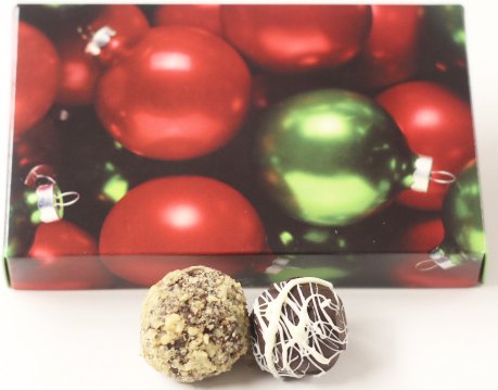 Scott's Premium Walnut Dark Chocolate Truffles - 1 Pound Gift Box | Gourmet Dessert for Holidays, Parties & Corporate Gifting