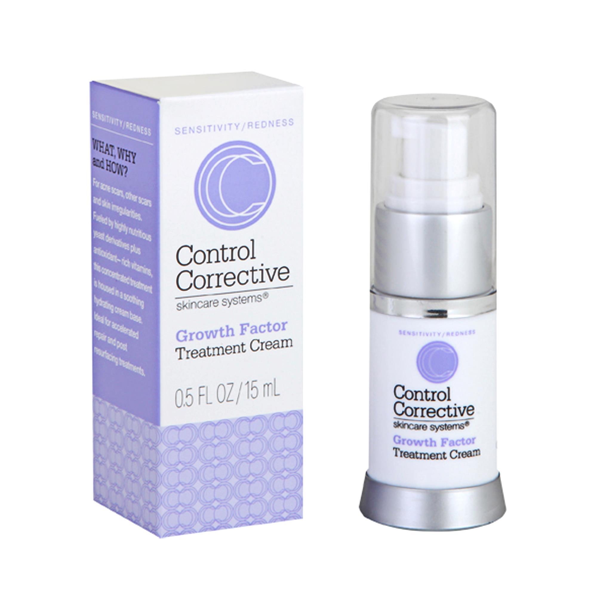 Control Corrective Growth Factor Treatment Cream - 0.5 fl oz | Anti-Aging Face Moisturizer for Wrinkles & Fine Lines | Perfect for Night Skincare Routine & Daily Hydration