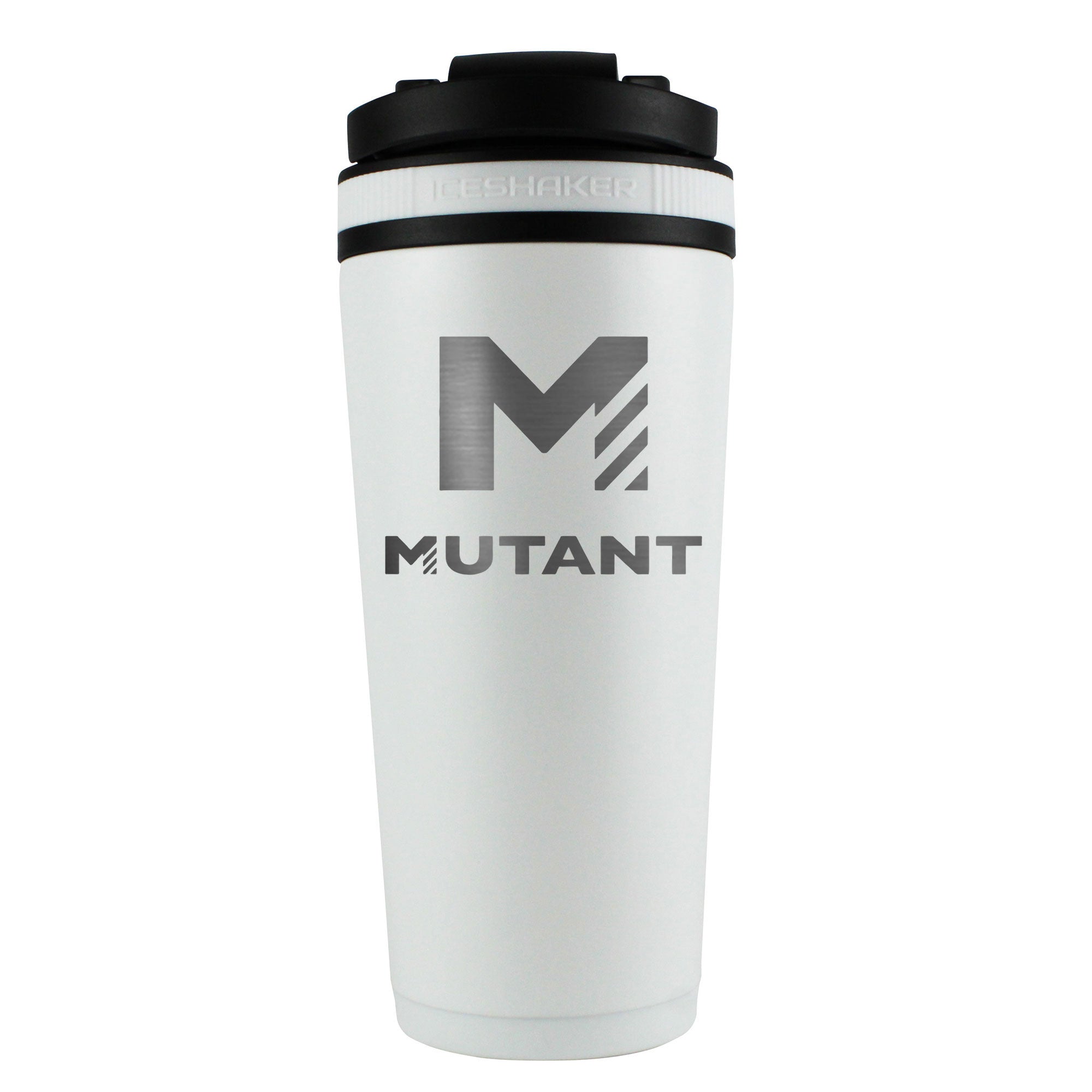 Nick The Mutant Walker Custom 26oz Insulated Stainless Steel Shaker Bottle - White | Perfect for Protein Shakes, Gym Workouts & Post-Workout Recovery