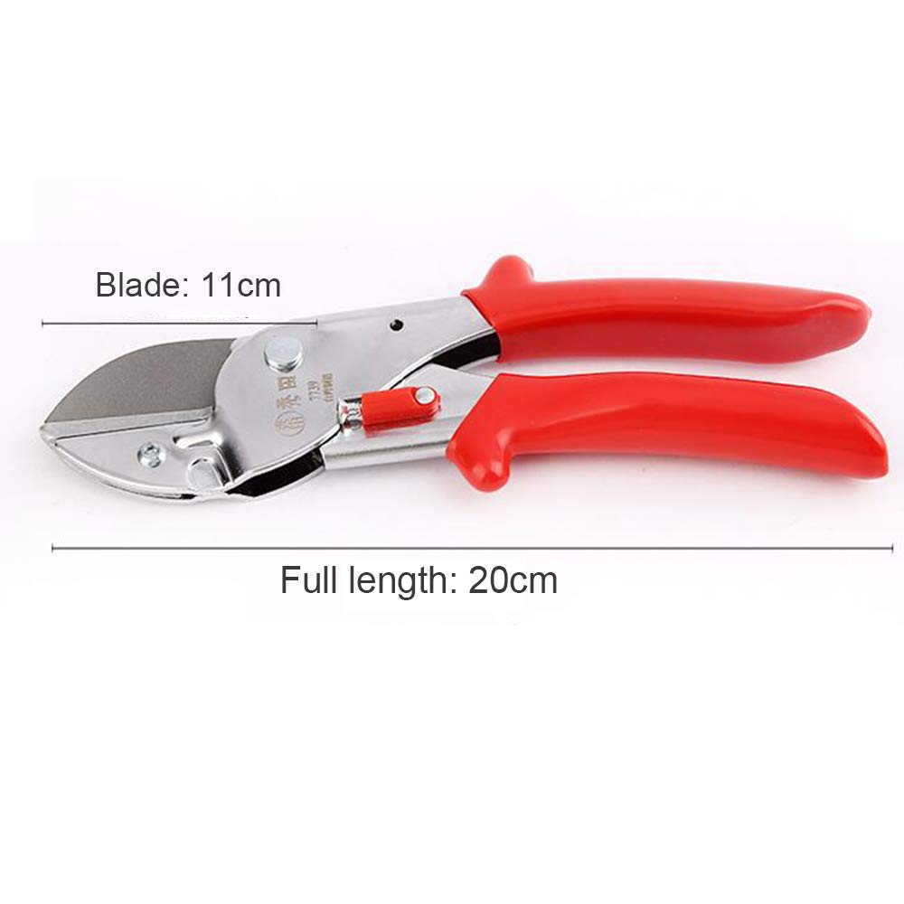 8IN Professional Bypass Pruner - Sharp Gardening Shears for Trimming Trees, Plants & Bonsai - Heavy Duty Hand Pruning Shears for Garden, Yard & Household Use