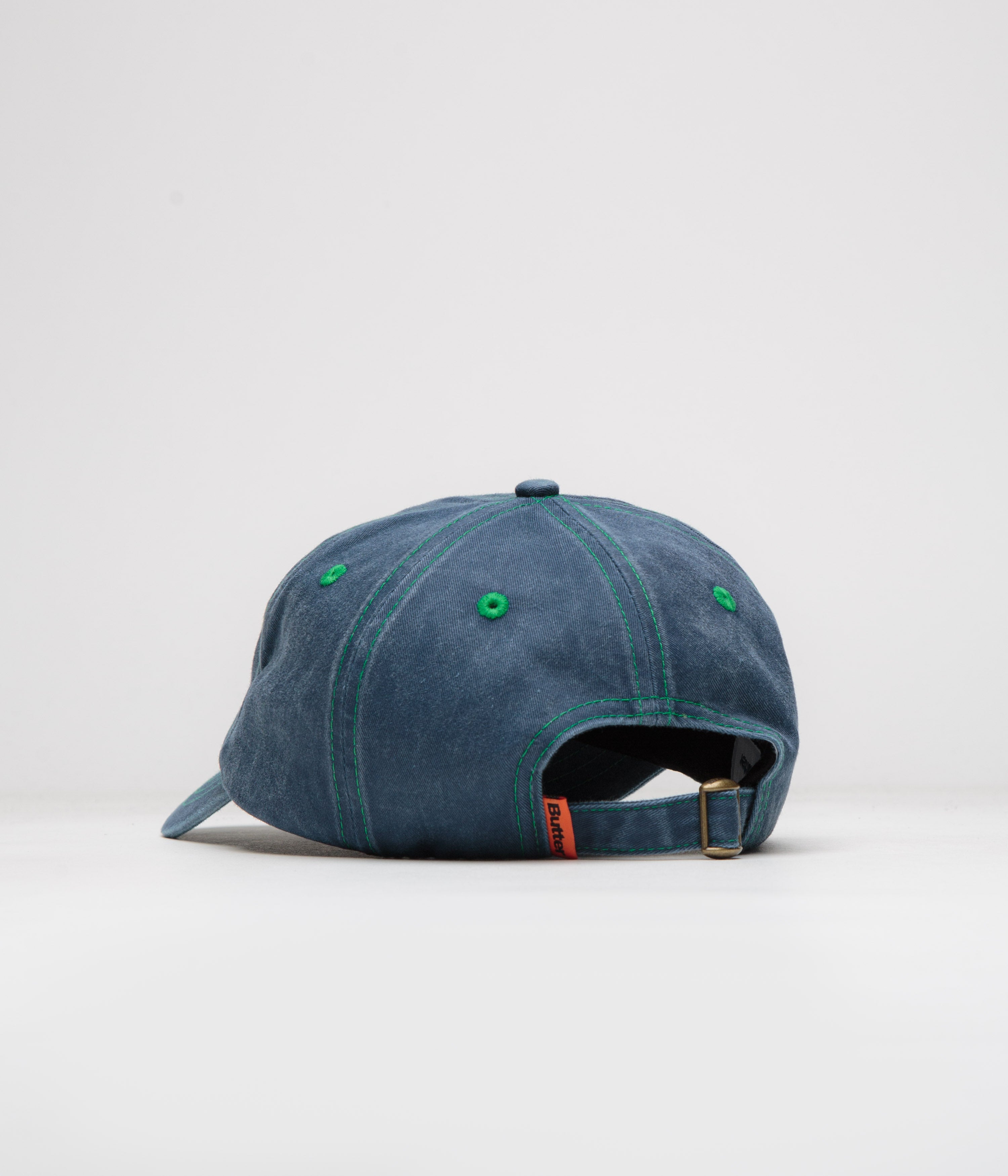 Butter Goods Rounded Logo Baseball Cap - Navy Blue Adjustable Dad Hat for Men & Women | Perfect for Outdoor Activities, Sports, and Casual Wear