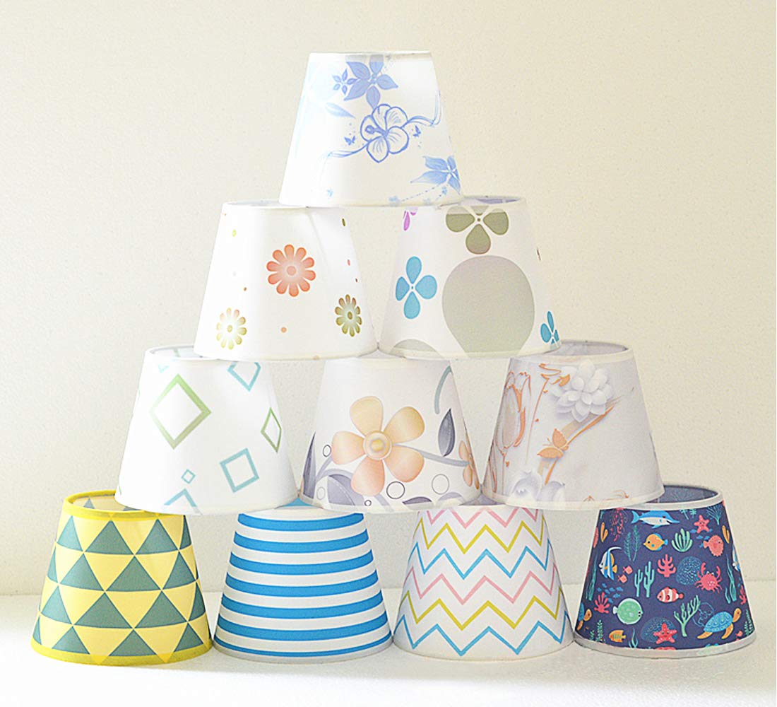 Kiven Small Wooden Bedside Table Lamp with Fabric Shade - Nightstand Light for Bedroom, Kids Room & Office Desk (Sunflower Design) - Perfect for Reading, Studying & Creating Cozy Ambiance