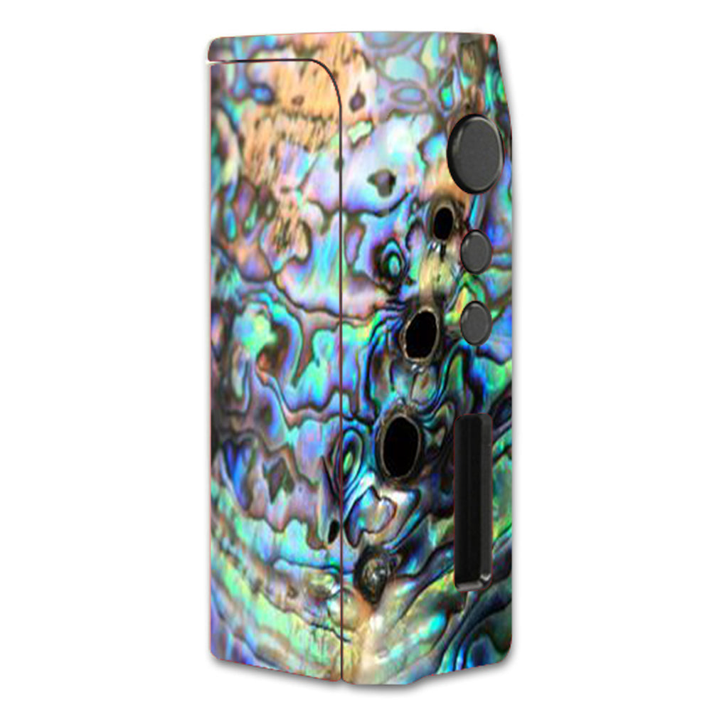 Pioneer4You iPV D2 75W Vape Mod - Blue Abalone Swirl Shell Design for Enhanced Grip & Style | Perfect for Cloud Chasing & Sub-Ohm Vaping