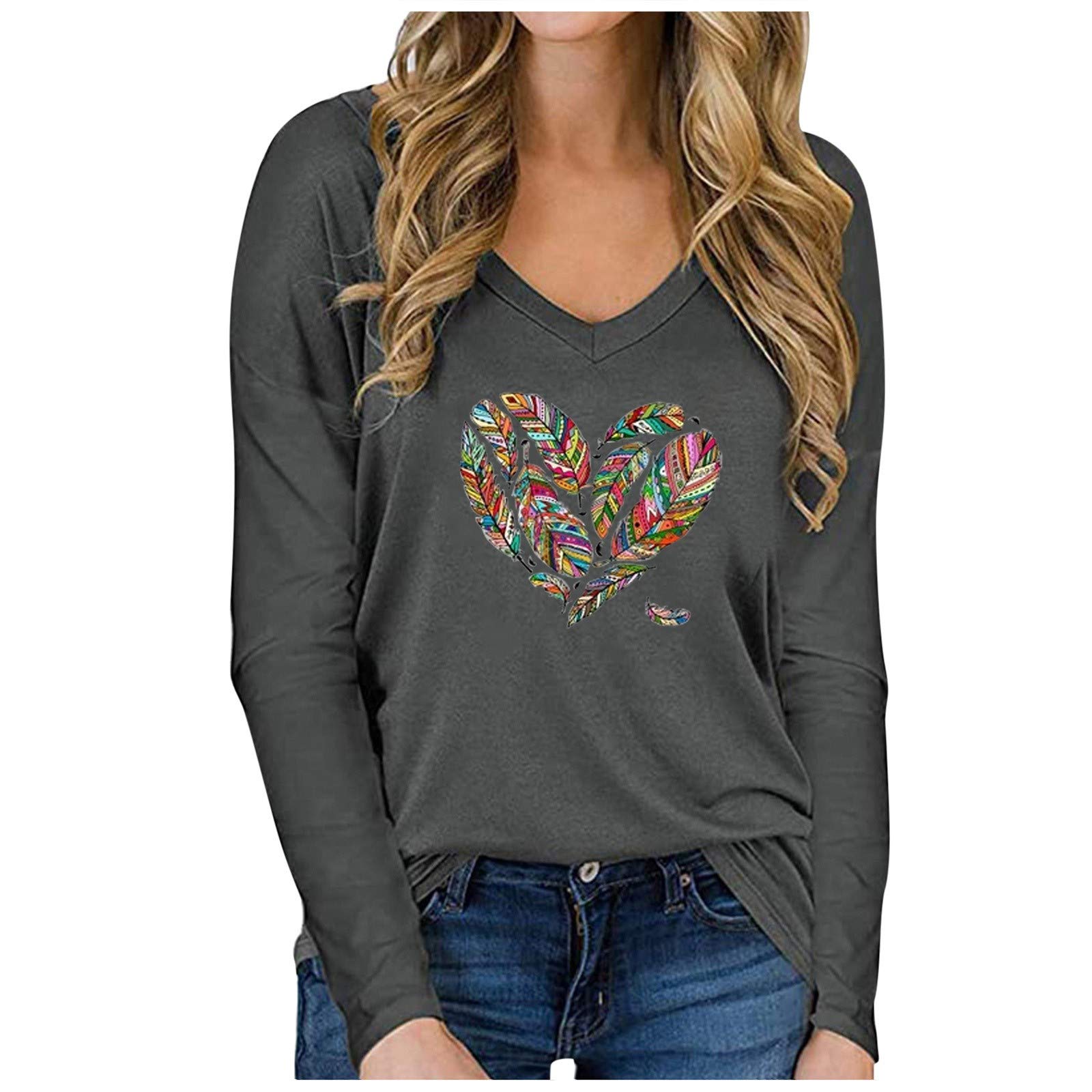 Women's Casual Summer T-Shirts - Short Sleeve V-Neck Pocket Tee for Workout, Office & Everyday Wear | Breathable Round Neck Blouse for Women