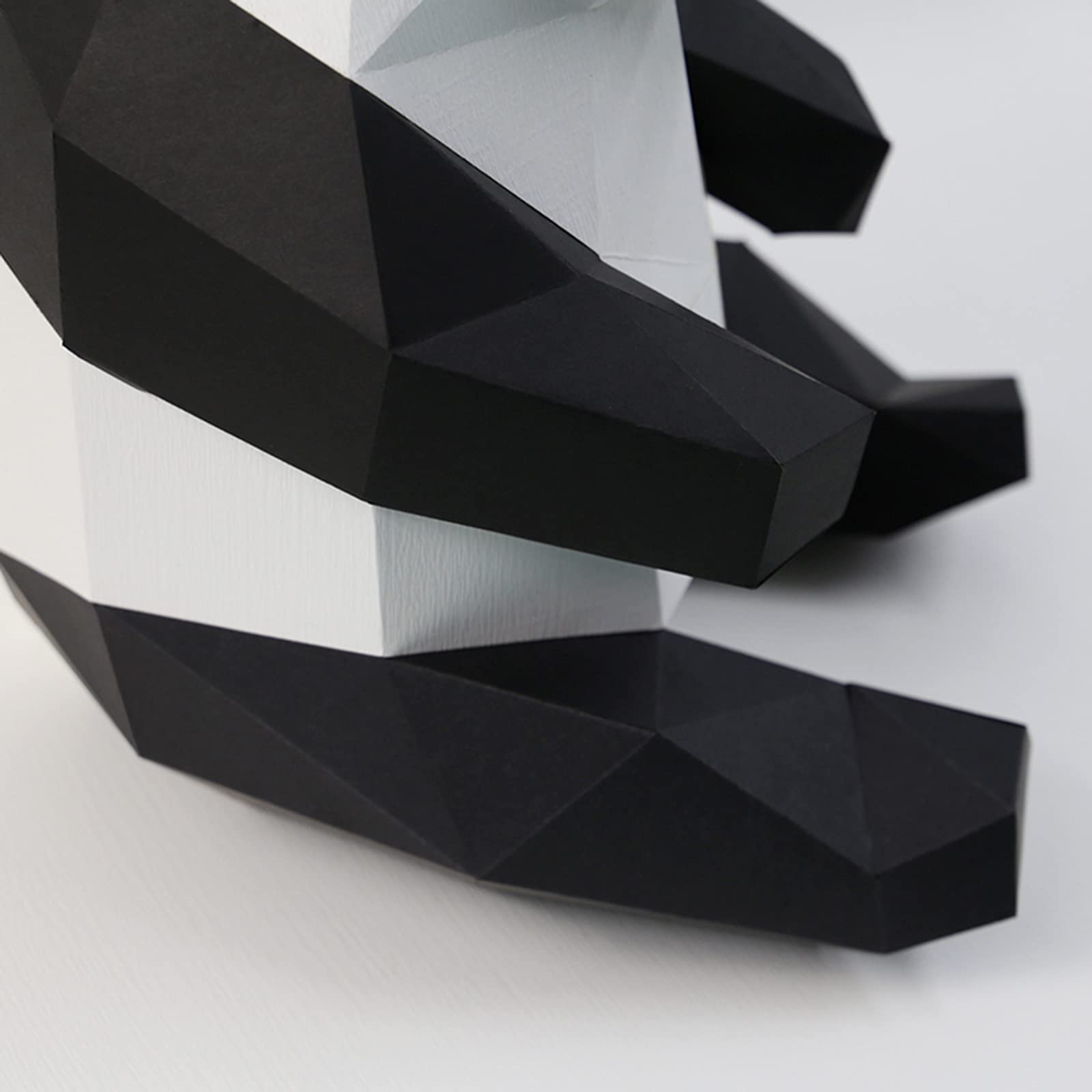 3D Panda Paper Model Kit - DIY Geometric Origami Sculpture for Home Decor, Handmade Puzzle & Papercraft Toy | Perfect for Kids Crafts, Adult Relaxation & Unique Gift Ideas