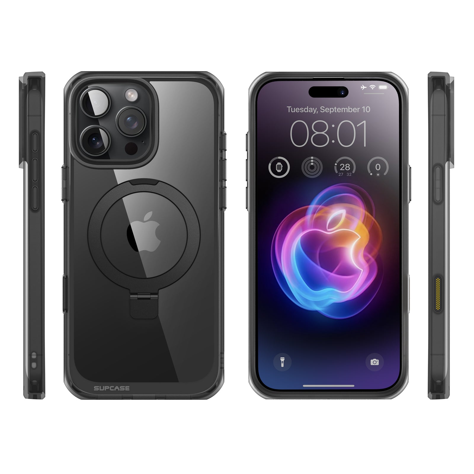 iPhone 16 Pro Max Case with MagSafe - 6.9 Inch Slim Clear Protective Cover Featuring Unicorn Beetle Design, Camera Control Button & Magnetic Stand - Perfect for Work, Travel & Everyday Use