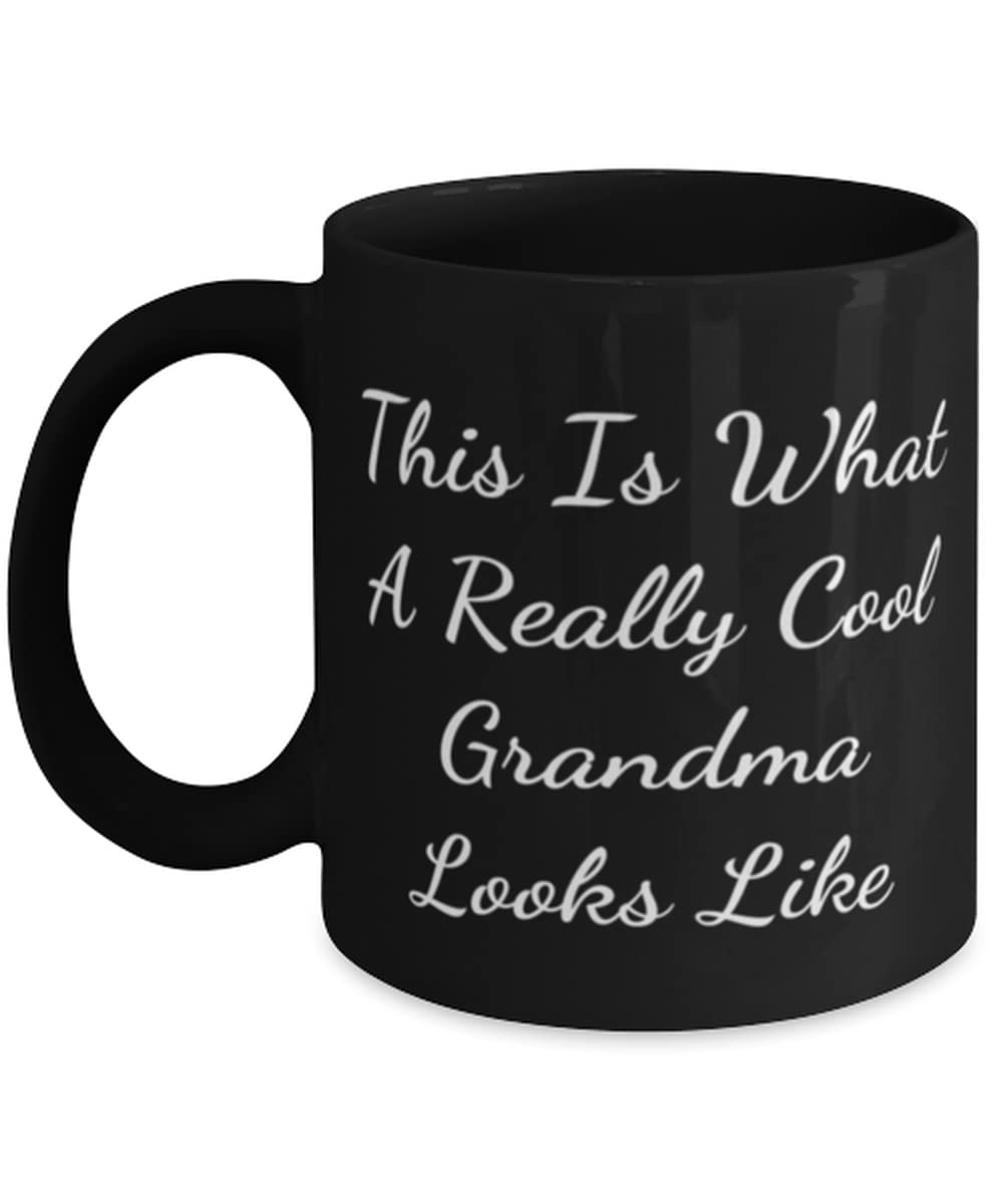 Best Mother's Day Gift for Grandma - Funny 11oz & 15oz Coffee Mug with 'Cool Grandma' Design - Perfect for Tea, Coffee & Hot Chocolate at Home